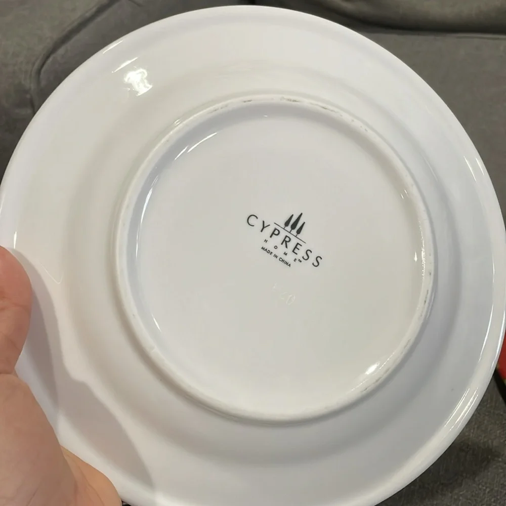 Cypress Home Merlot Pinot Noir Cabernet Shiraz Wine Plates